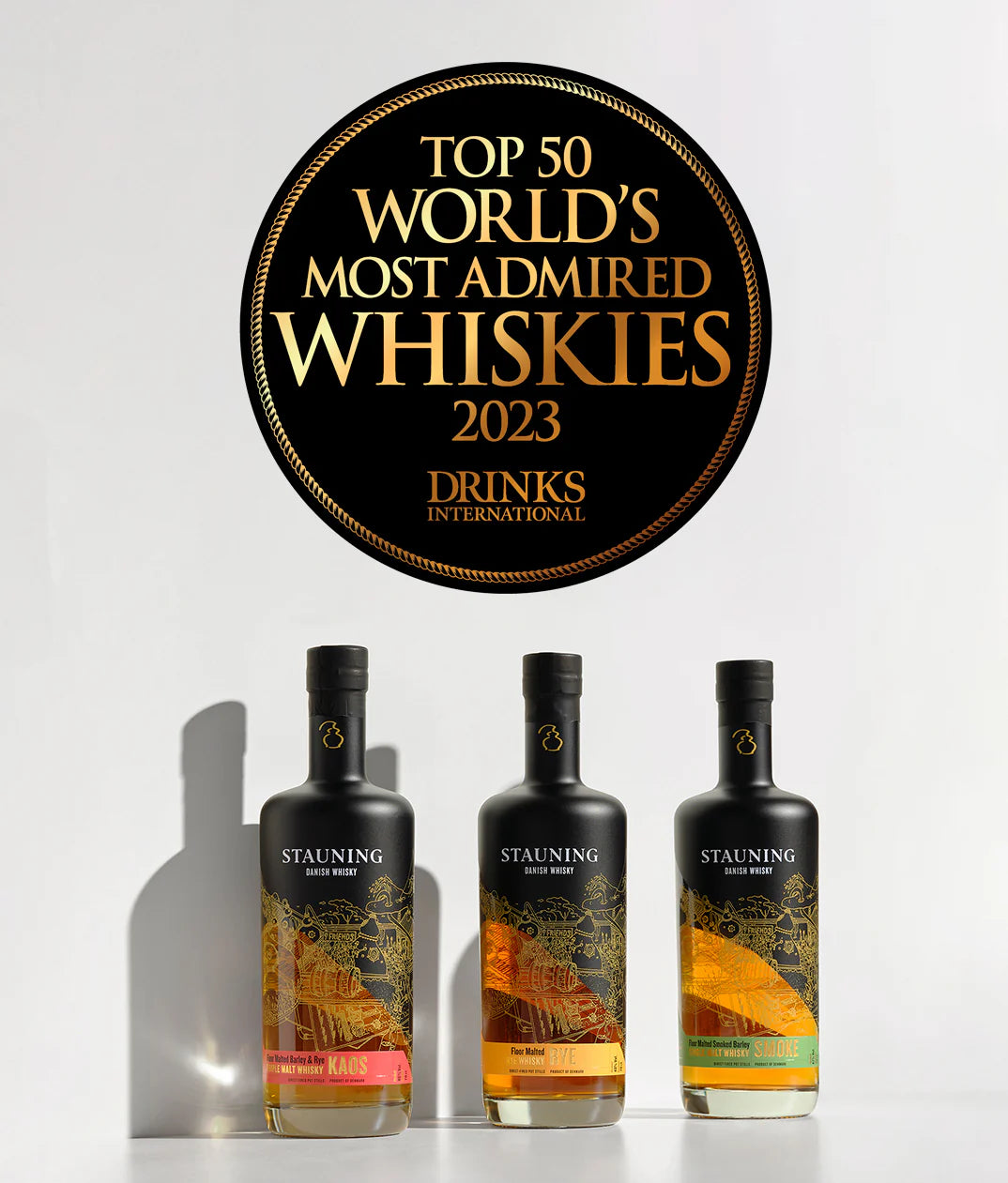 Stauning On The Top 50 List Of The World's Most Admired Whiskies